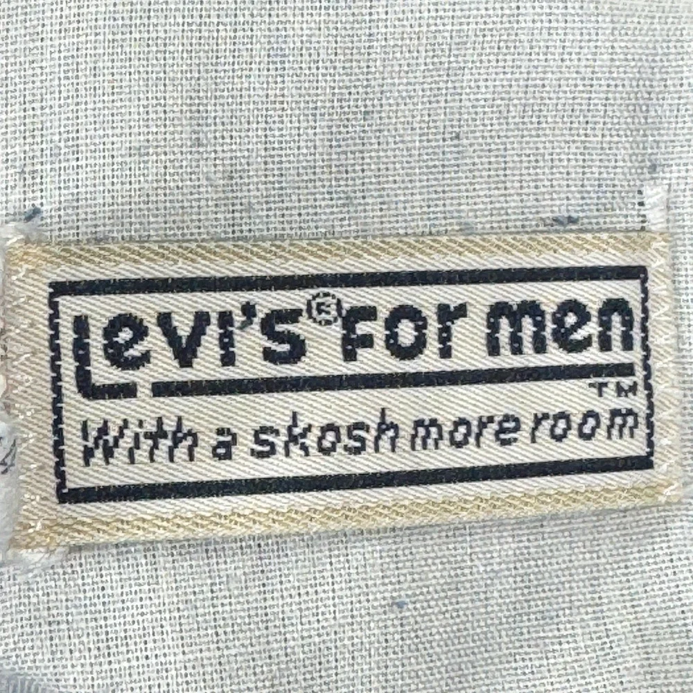 VTG Levi's Orange Tab Jeans Mens 34x28 Blue Flare Denim Talon USA Skosh 90s 549